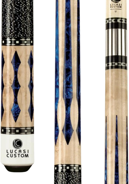 Custom 2-Piece Pool Cue with Upgraded Low Deflection Shaft